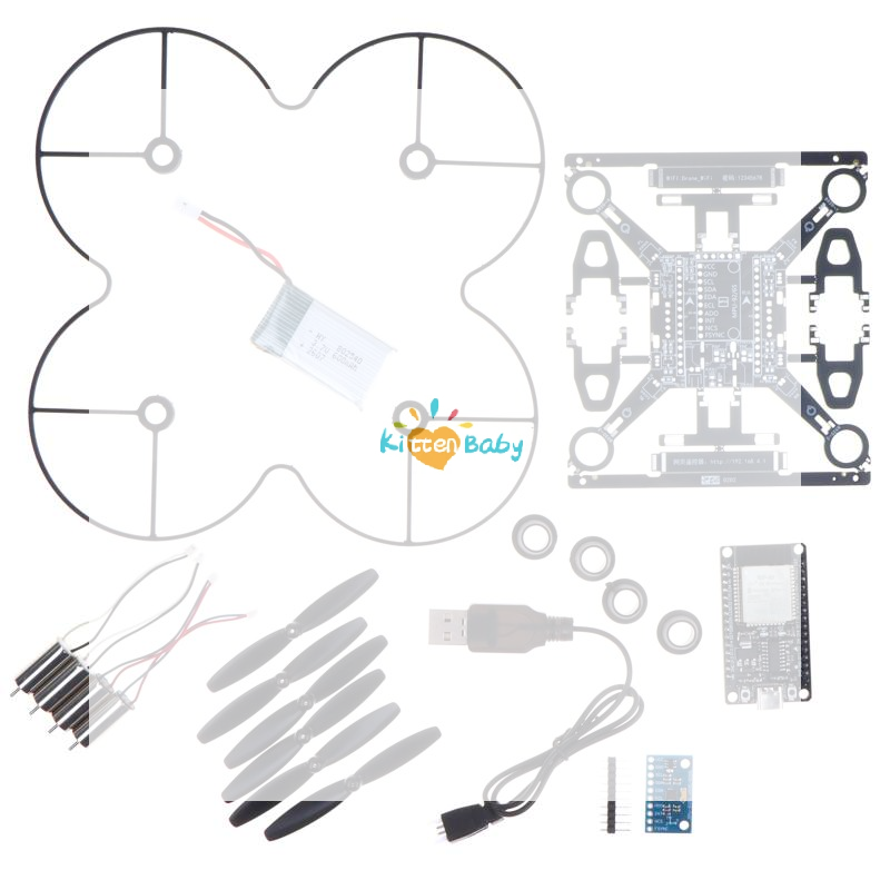 Drone Kit Octocopter - Zestaw mini drona ESP32 Open-Source, kompletny