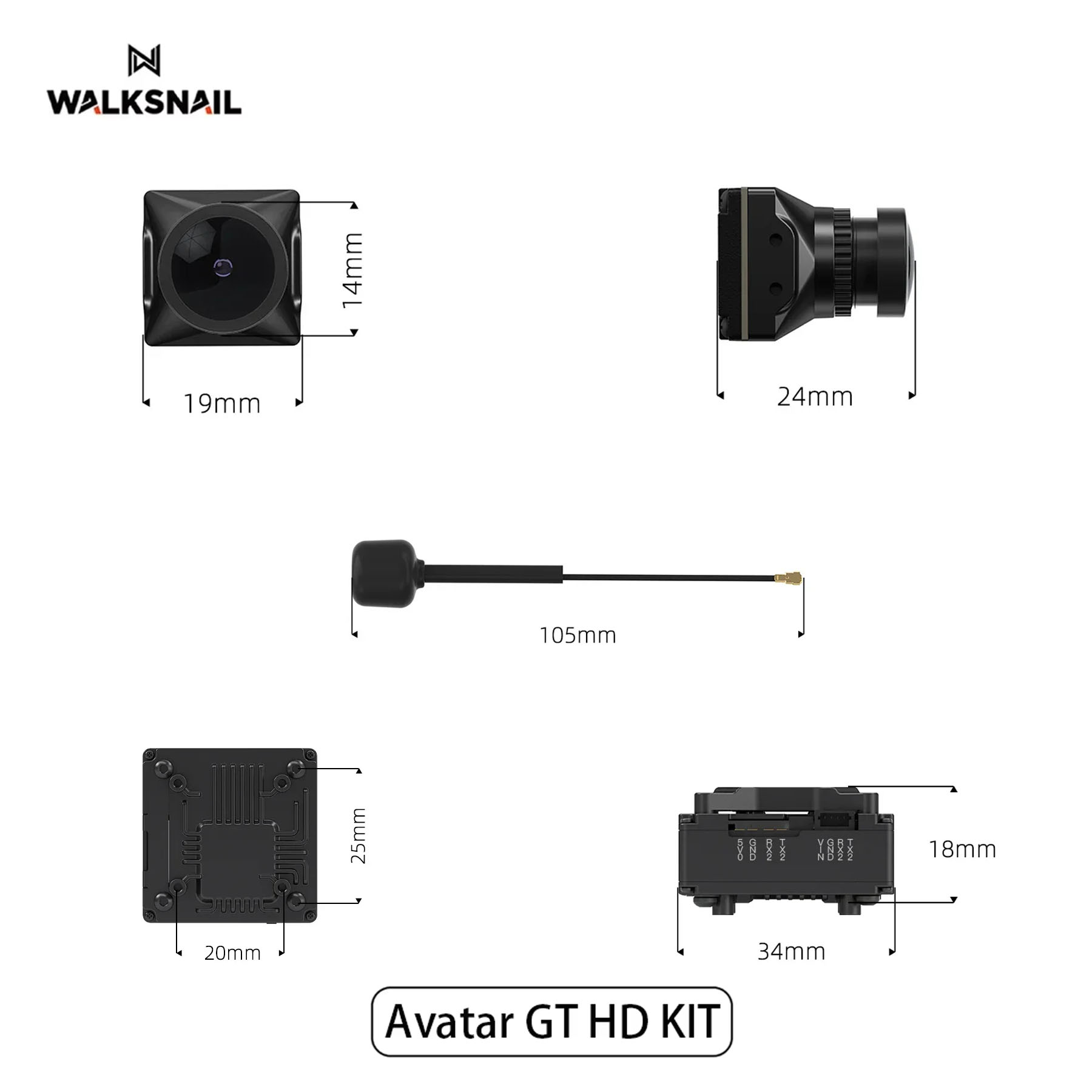 Walksnail Avatar GT HD KIT 2W  – Drone Kit Fpv recenzja i cena
