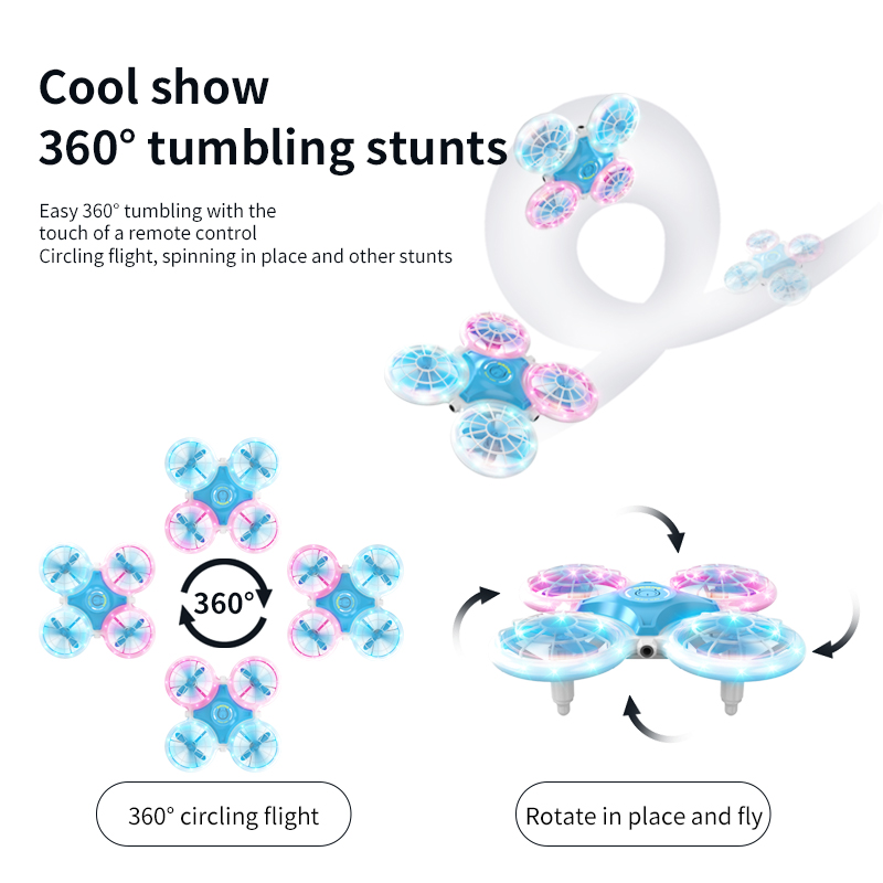 Mini Drone Flash 3D Flip 2.4G  – Drone Kit Tricopter recenzja i cena